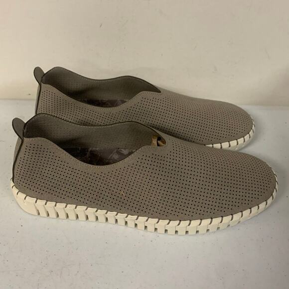 Skechers Women’s Size 7.5 Espadrilles Casual Slip On Sneakers, Taupe - Picture 4 of 8